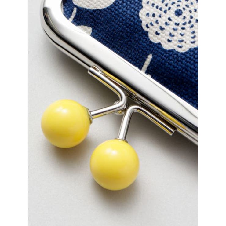 【カヤ】東欧風プリント帆布角がま口 | アミナコレクション  | 詳細画像1 