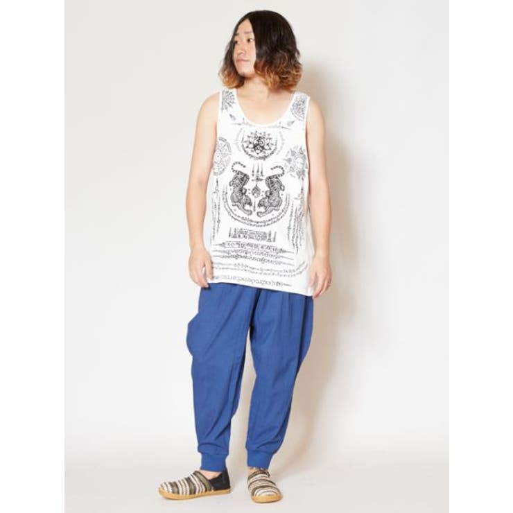 チャイハネ エスニックプリントmen Sタンクトップ 品番 Acnw チャイハネのメンズファッション通販 Shoplist ショップリスト