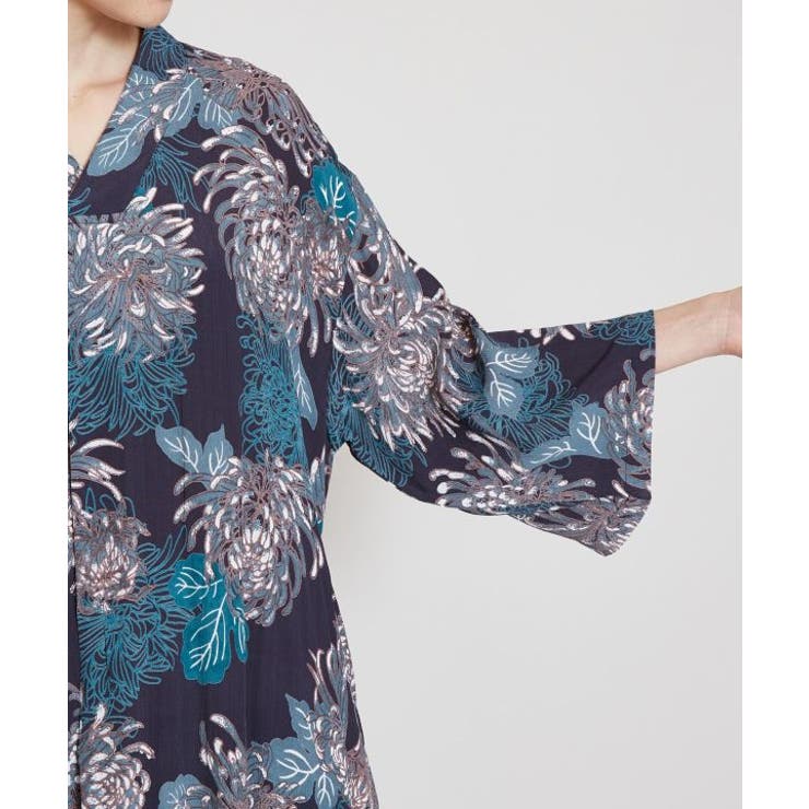 カヤ こぼれ菊 着物風ワンピース 品番 Acnw チャイハネ チャイハネ のレディースファッション通販 Shoplist ショップリスト