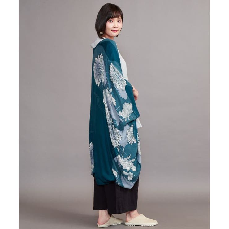 【カヤ】-HANA IKADA- 花筏ならいUV羽織 | アミナコレクション  | 詳細画像1 