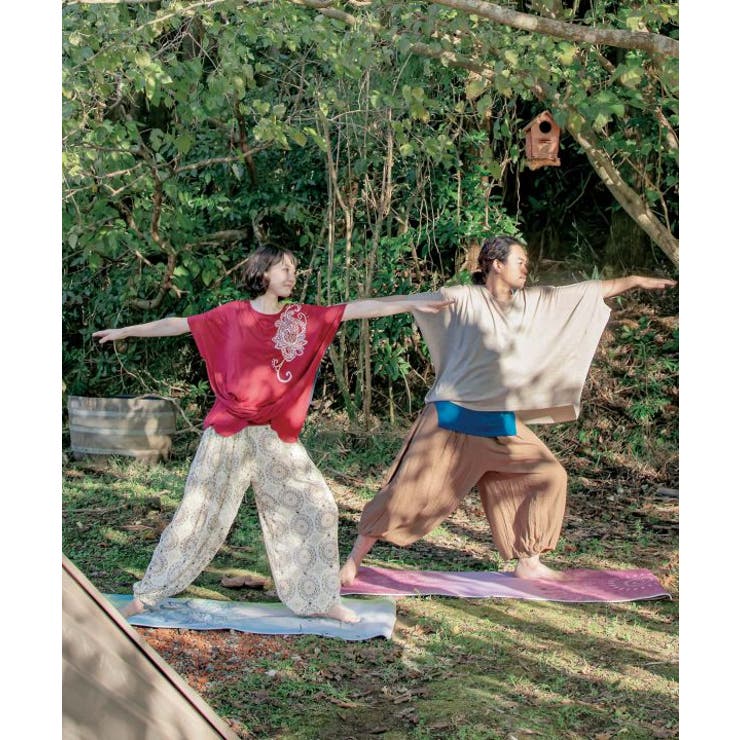 【チャイハネ】ダブルガーゼMEN'S変形パンツ | アミナコレクション | 詳細画像1 