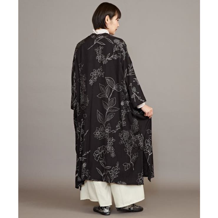 ⭐︎ NIPPON DNA 着物ワンピース　重宗玉緒　倭物やカヤ　⭐︎ウエストゴム カヤ ワンピース 「重宗玉緒×倭物やカヤ」モダン着物ワンピース