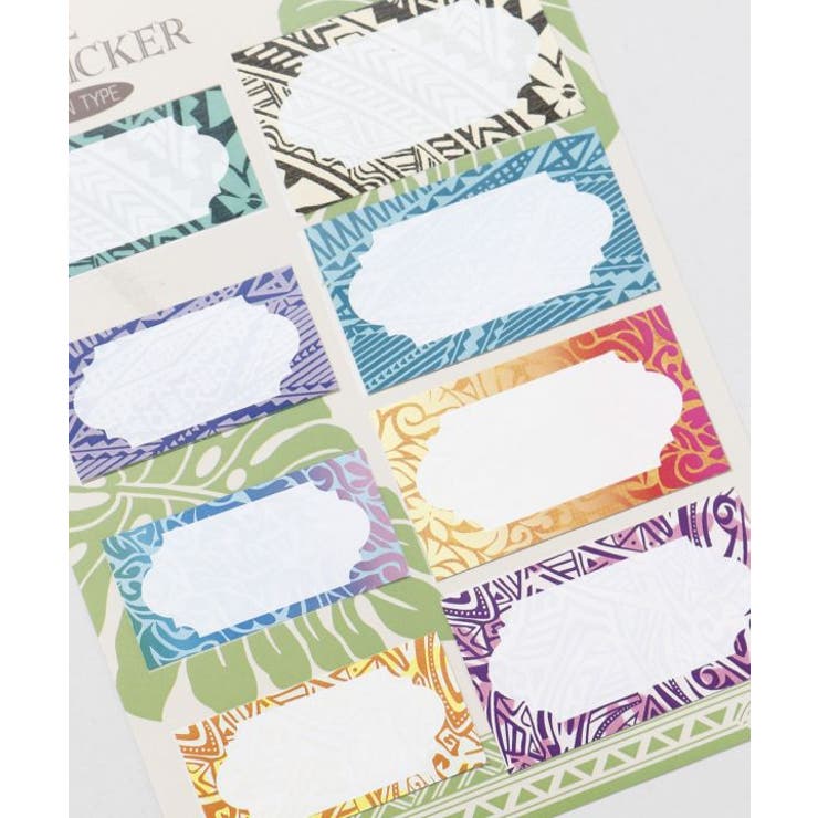 【Maunaloa】タパネームシール ネームステッカー | アミナコレクション  | 詳細画像1 