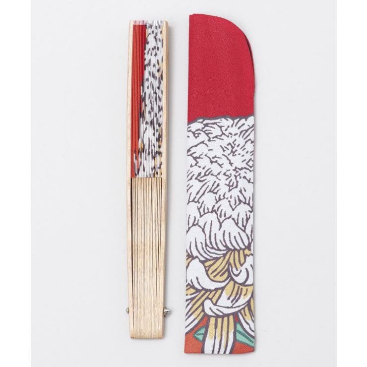 【カヤ】花一輪扇子 | アミナコレクション  | 詳細画像1 