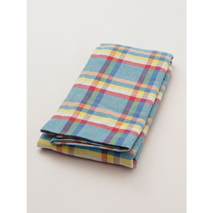 【チャイハネ】マドラスチェックベッドカバーシングルサイズ | アミナコレクション  | 詳細画像1 