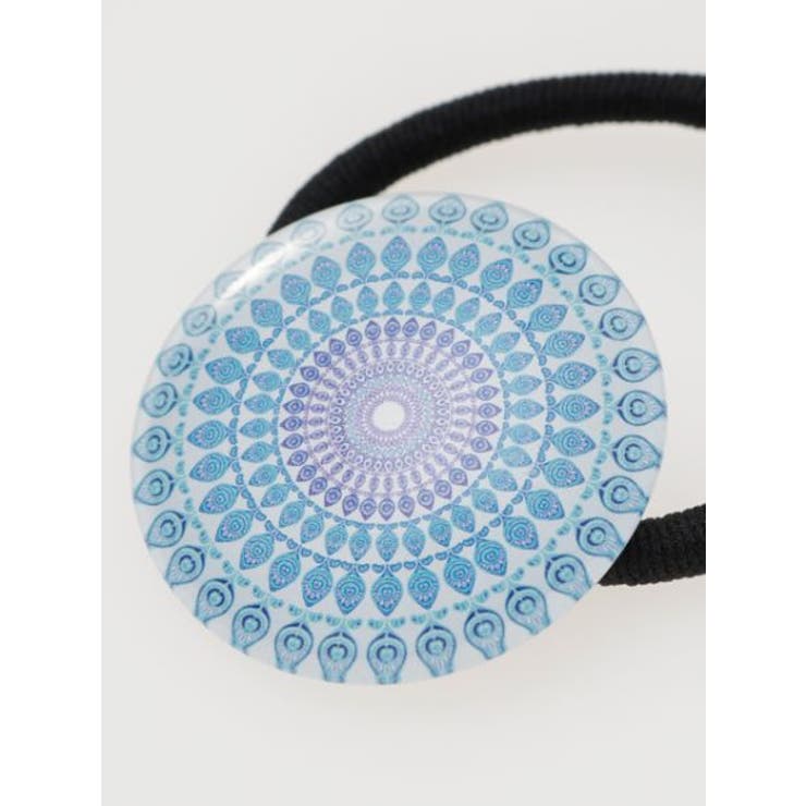 【チャイハネ】曼荼羅模様ガラスヘアゴム | アミナコレクション  | 詳細画像3 