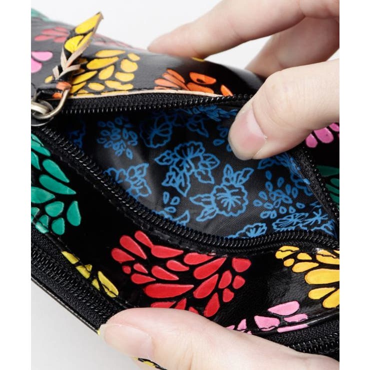 【チャイハネ】インド伝統山羊革細工 サンティニポーチ | アミナコレクション  | 詳細画像3 