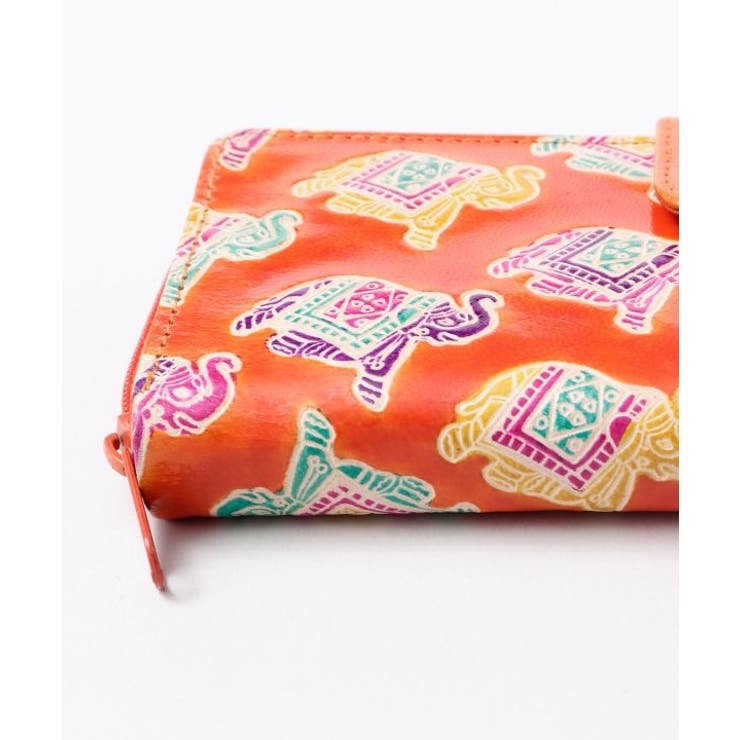 【チャイハネ】インド伝統山羊革細工 サンティニウォレット 長財布 | アミナコレクション  | 詳細画像2 