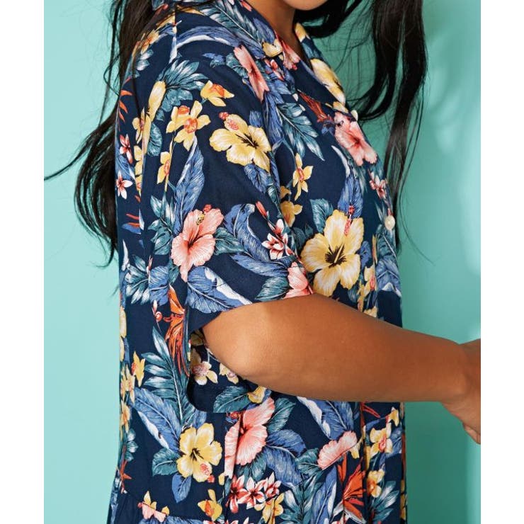 Kahiko】プワナアロハシャツワンピース[品番：ACNW0018019