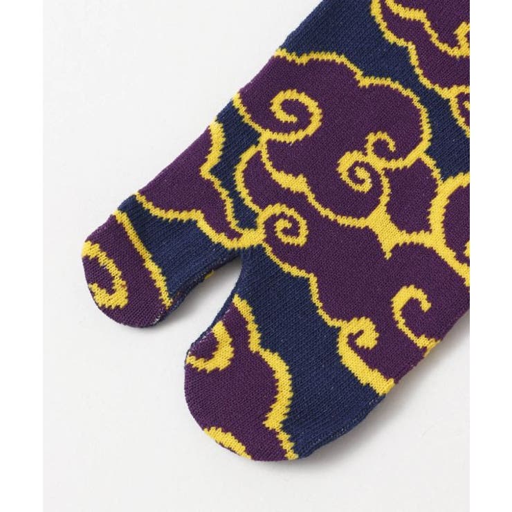 【カヤ】わらべ足袋型くつ下18～21cm 瑞雲 | アミナコレクション  | 詳細画像2 