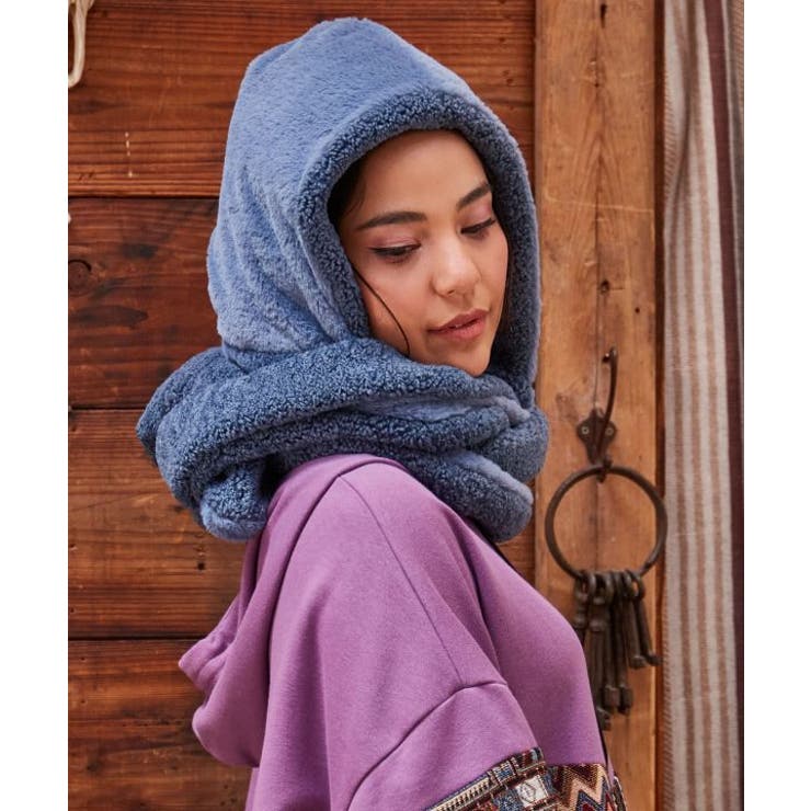 【チャイハネ】モフリフードマフラー バラクラバ | アミナコレクション  | 詳細画像2 