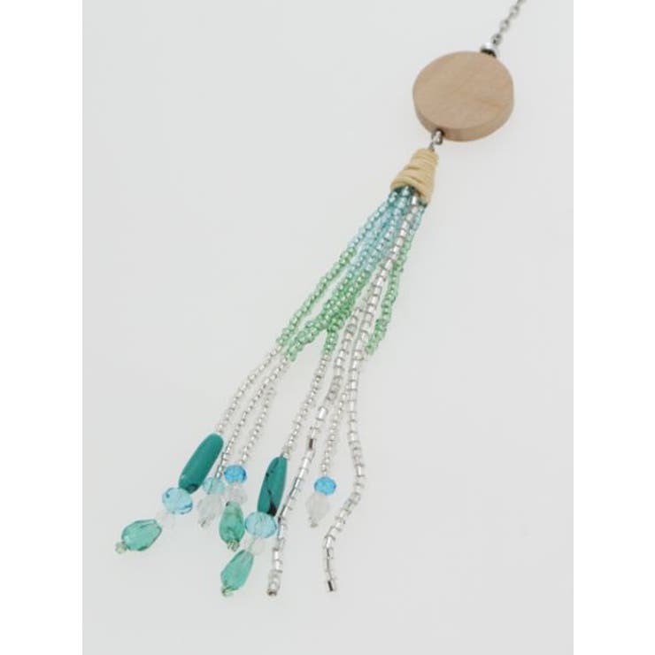 【チャイハネ】グラデーションビーズフリンジチャーム付きカチューシャ | アミナコレクション  | 詳細画像3