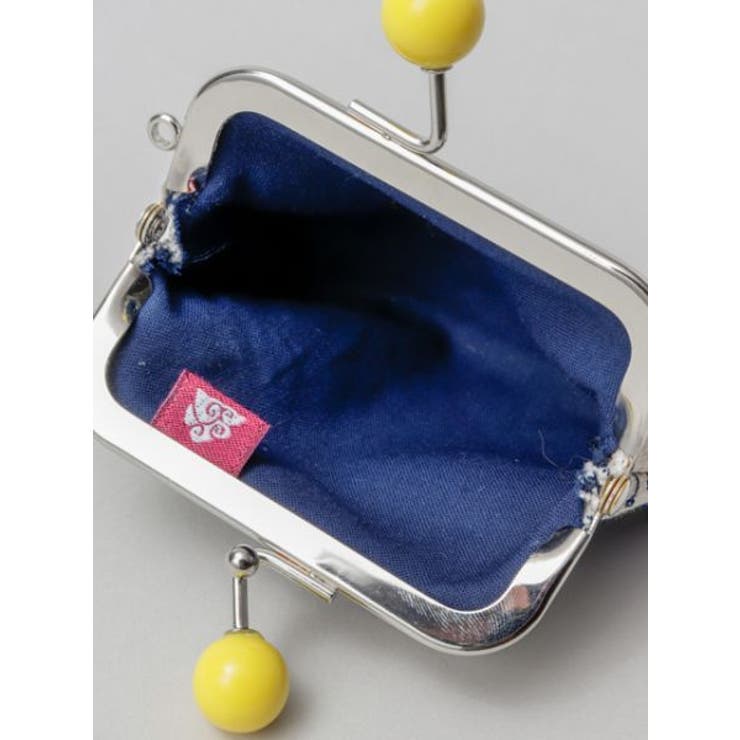 【カヤ】東欧風プリント帆布角がま口 | アミナコレクション  | 詳細画像3 