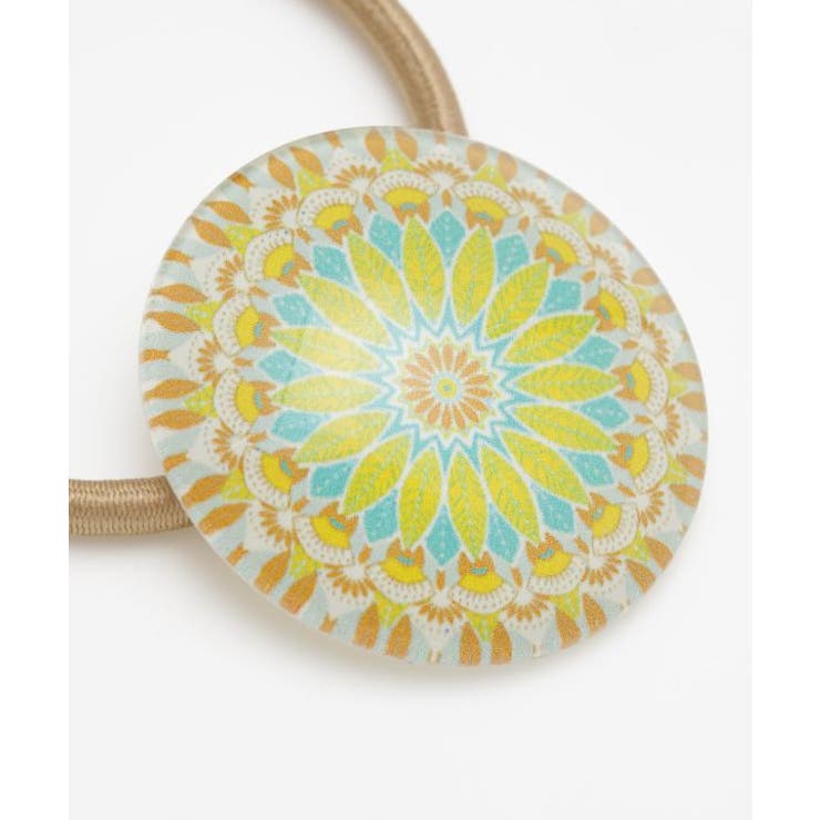 【チャイハネ】曼荼羅模様ガラスヘアゴム | アミナコレクション  | 詳細画像4 