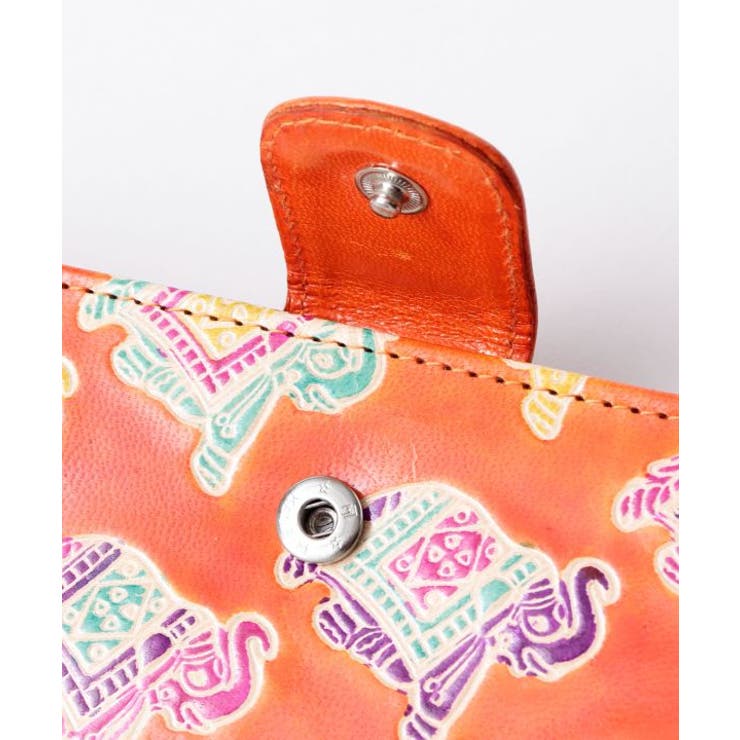 【チャイハネ】インド伝統山羊革細工 サンティニウォレット 長財布 | アミナコレクション  | 詳細画像3 