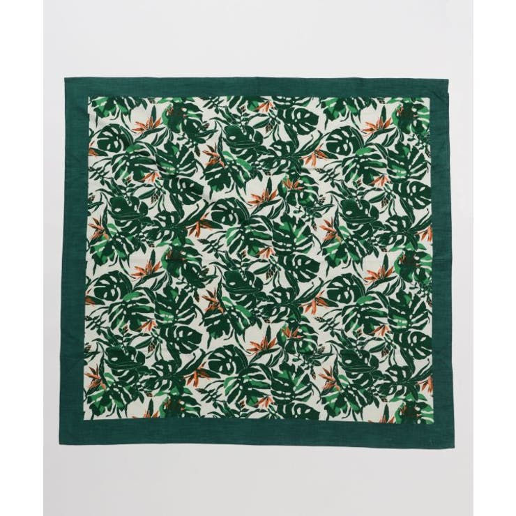 【チャイハネ】リゾートボタニカル柄大風呂敷 | アミナコレクション  | 詳細画像3 