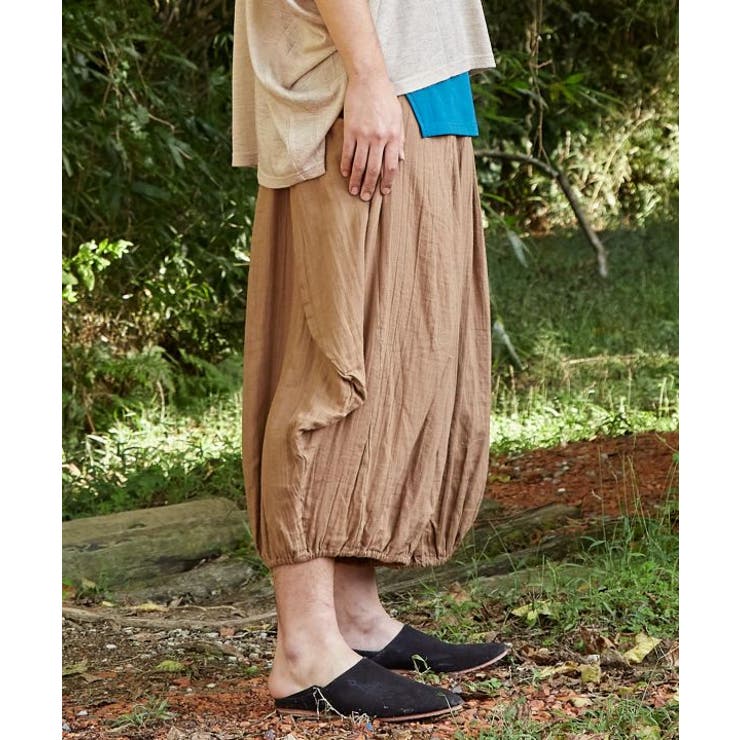 【チャイハネ】ダブルガーゼMEN'S変形パンツ | アミナコレクション | 詳細画像4 