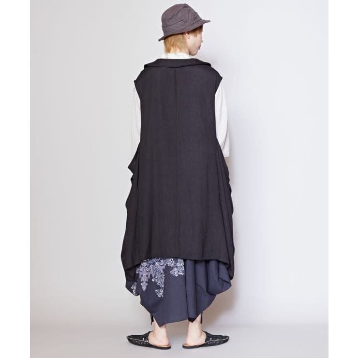 チャイハネ】モード変形MEN'Sロングベスト[品番：ACNW0021820]｜チャイハネのメンズファッション通販｜SHOPLIST（ショップリスト）