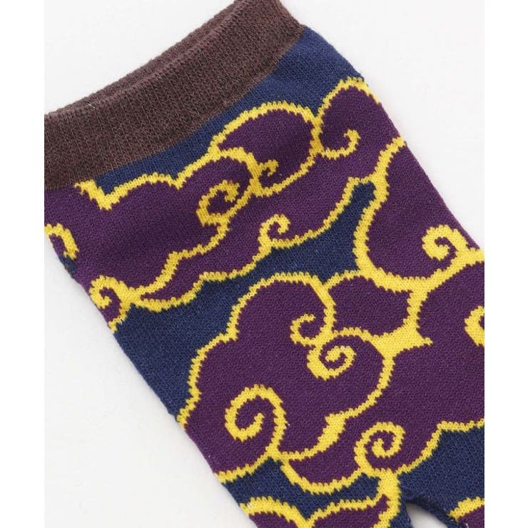 【カヤ】わらべ足袋型くつ下18～21cm 瑞雲 | アミナコレクション  | 詳細画像4 