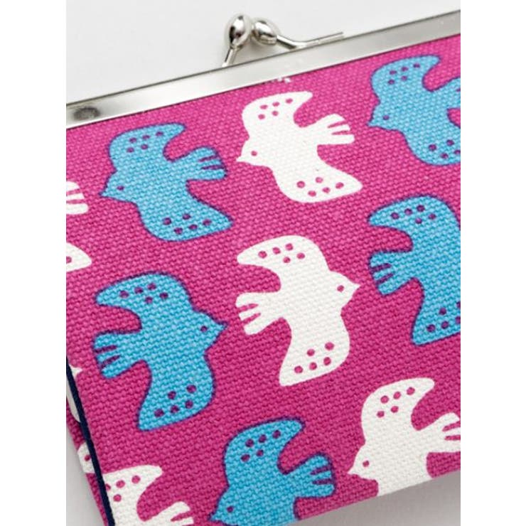 【カヤ】東欧風プリント帆布がま口財布 | アミナコレクション  | 詳細画像5 