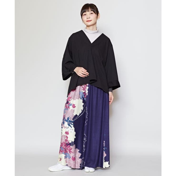 【カヤ】錦秋ならいワイドパンツ | アミナコレクション  | 詳細画像5 