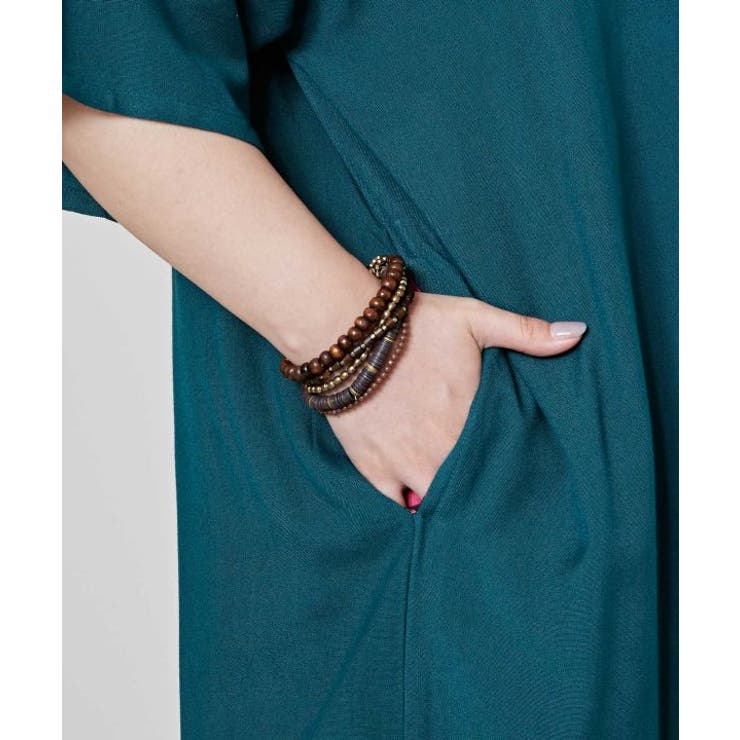 【チャイハネ】ラフィキワンピース | アミナコレクション  | 詳細画像5 