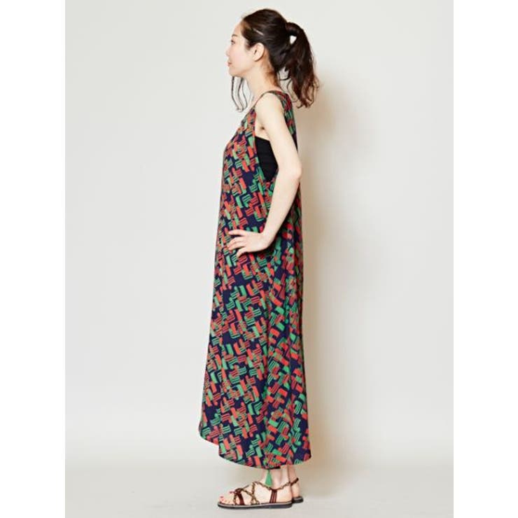 【チャイハネ】yul 幾何学柄ノースリーブワンピース | アミナコレクション  | 詳細画像6