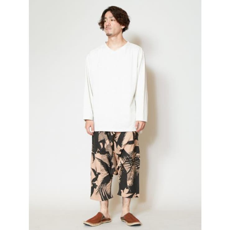 【チャイハネ】バードプリントMEN'Sサルエルパンツ
