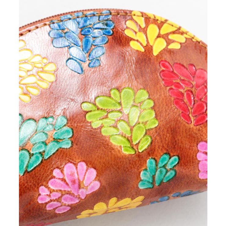 【チャイハネ】インド伝統山羊革細工 サンティニミニポーチ | アミナコレクション  | 詳細画像6 