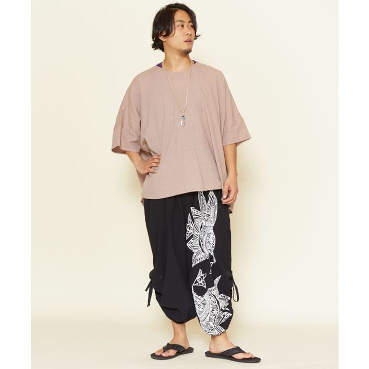 【チャイハネ】スキナド変形MEN'Sワイドパンツ | アミナコレクション | 詳細画像6 