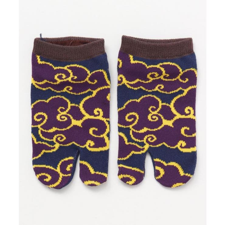 【カヤ】わらべ足袋型くつ下18～21cm 瑞雲 | アミナコレクション  | 詳細画像6 