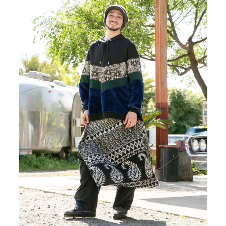チャイハネ】ファザナMEN'Sパッチワークパーカー[品番：ACNW0023380]｜チャイハネ  （チャイハネ）のレディースファッション通販｜SHOPLIST（ショップリスト）