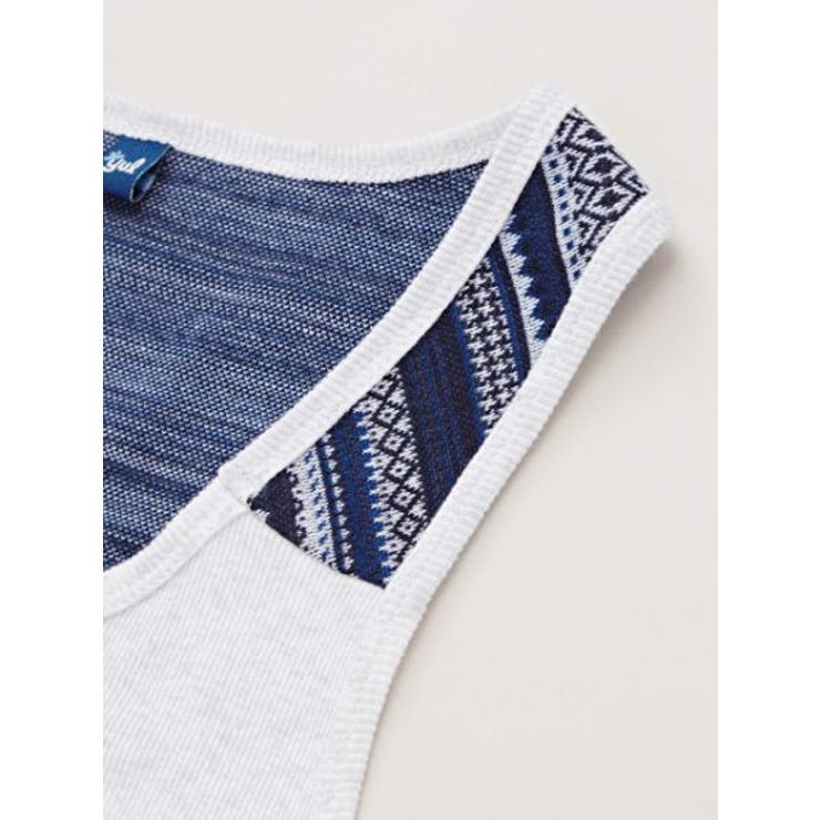 【チャイハネ】yul テレコ×ジャガードMEN'Sタンクトップ | アミナコレクション | 詳細画像6 