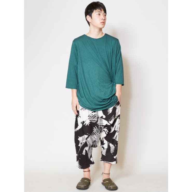 【チャイハネ】バードプリントMEN'Sサルエルパンツ
