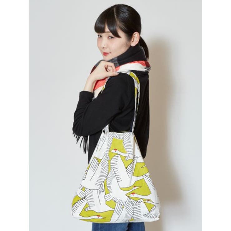 【カヤ】鶴の結びトートバッグ | アミナコレクション  | 詳細画像8