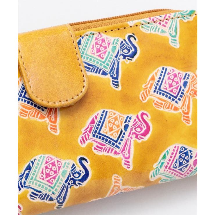 【チャイハネ】インド伝統山羊革細工 サンティニウォレット 長財布 | アミナコレクション  | 詳細画像7 