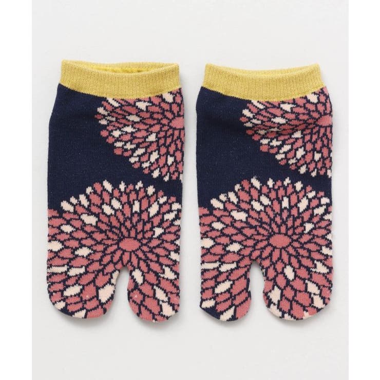 【カヤ】わらべ足袋型くつ下18～21cm むじな菊 | アミナコレクション  | 詳細画像7 