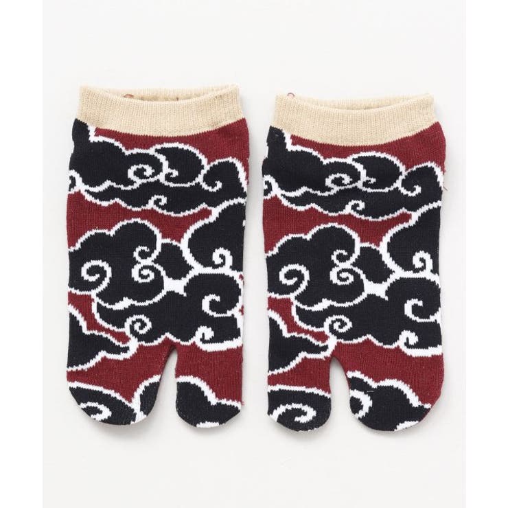 【カヤ】わらべ足袋型くつ下18～21cm 瑞雲 | アミナコレクション  | 詳細画像7 