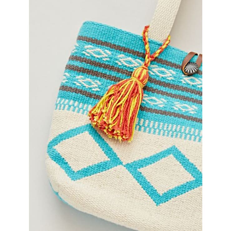 【チャイハネ】HAND WOVEN RUGS メキシカン柄織りトートバッグ | アミナコレクション  | 詳細画像8