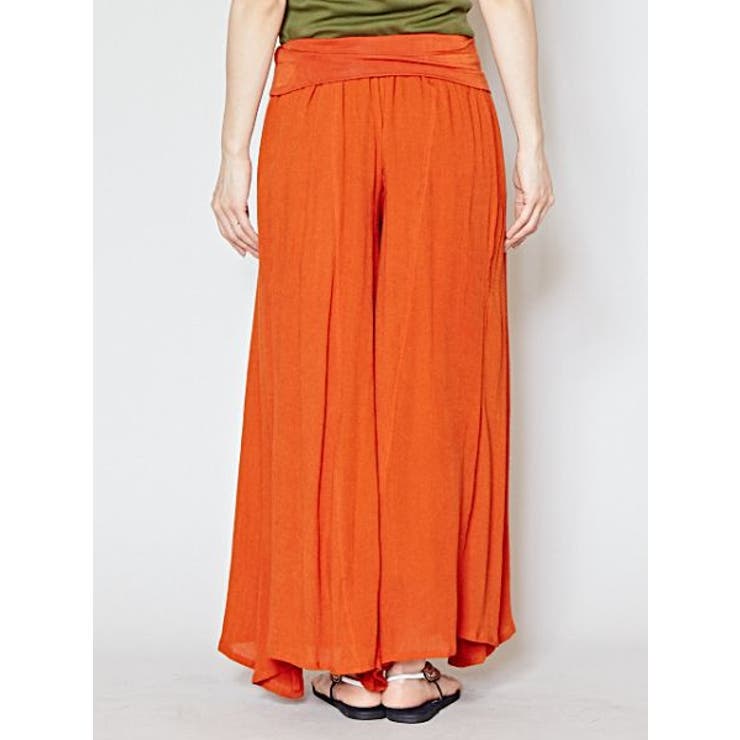 【チャイハネ】yul レーヨンクレープワイドパンツ | アミナコレクション  | 詳細画像8 