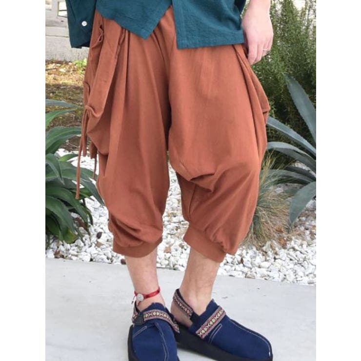 チャイハネ】カットソードレープMEN'Sサルエルパンツ[品番