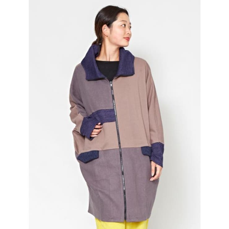 チャイハネ】パッチワークビッグシルエットジャケット[品番 