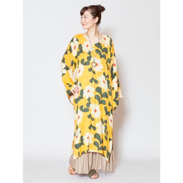 チャイハネ レトロモダン花柄プリントロングワンピース 品番 Acnw チャイハネ チャイハネ のレディースファッション通販 Shoplist ショップリスト