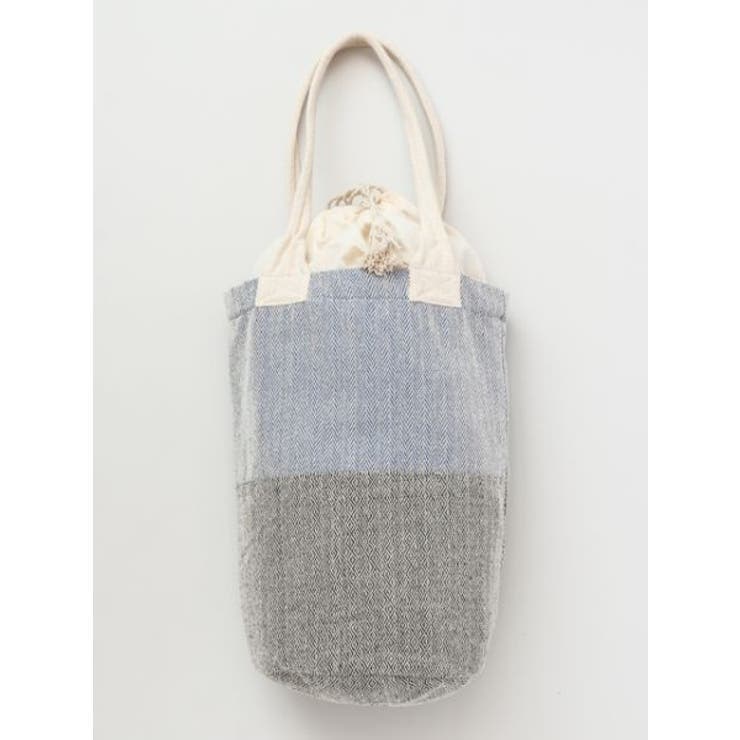 ネパール産の手作り品です。 ネパール トートバッグ ボーダー柄 花刺繍 ミラー飾り アジアン