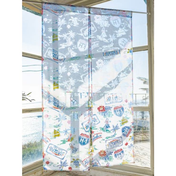 ホワイト | 【Kahiko】ライセンス オパールのれん | アミナコレクション 