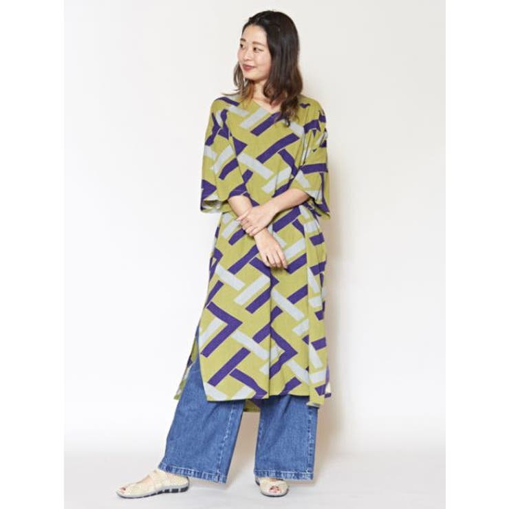 チャイハネ 和モダン幾何学柄ワンピース 品番 Acnw チャイハネ チャイハネ のレディースファッション通販 Shoplist ショップリスト