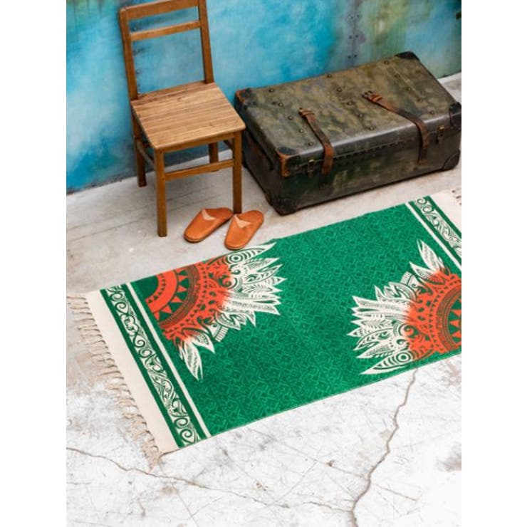 グリーン | 【チャイハネ】ネイダーラマット約150cm | アミナコレクション 