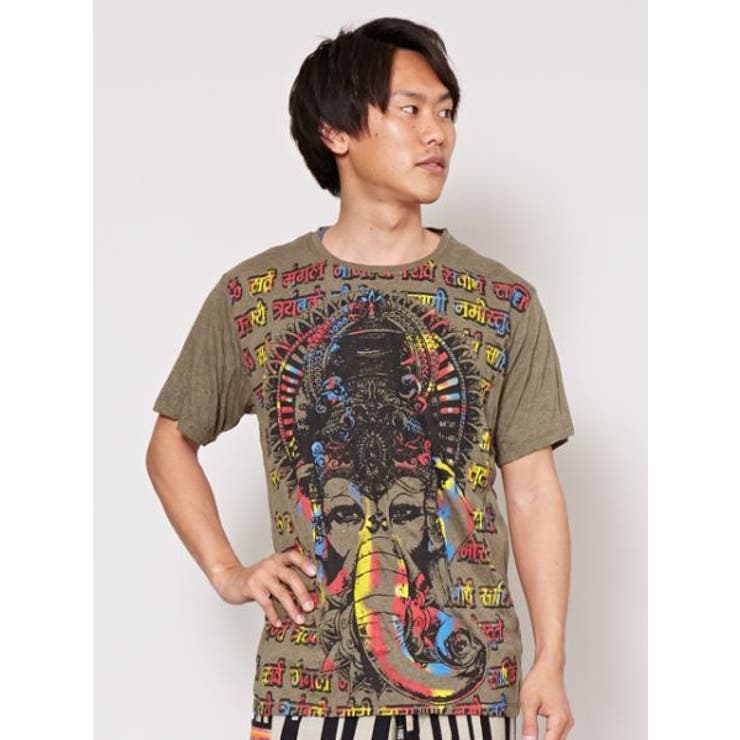 チャイハネ オームエスニックプリントメンズtシャツ 品番 Acnw チャイハネのメンズ ファッション通販 毎日送料無料 Shoplist ショップリスト