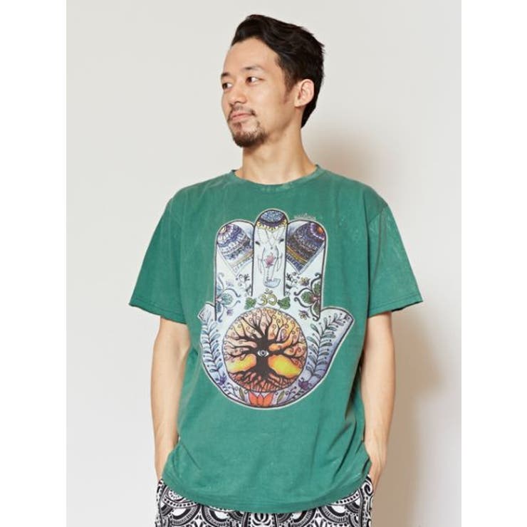 チャイハネ】エスニック柄メンズTシャツ[品番：ACNW0012142]｜チャイハネのメンズファッション通販｜SHOPLIST（ショップリスト）