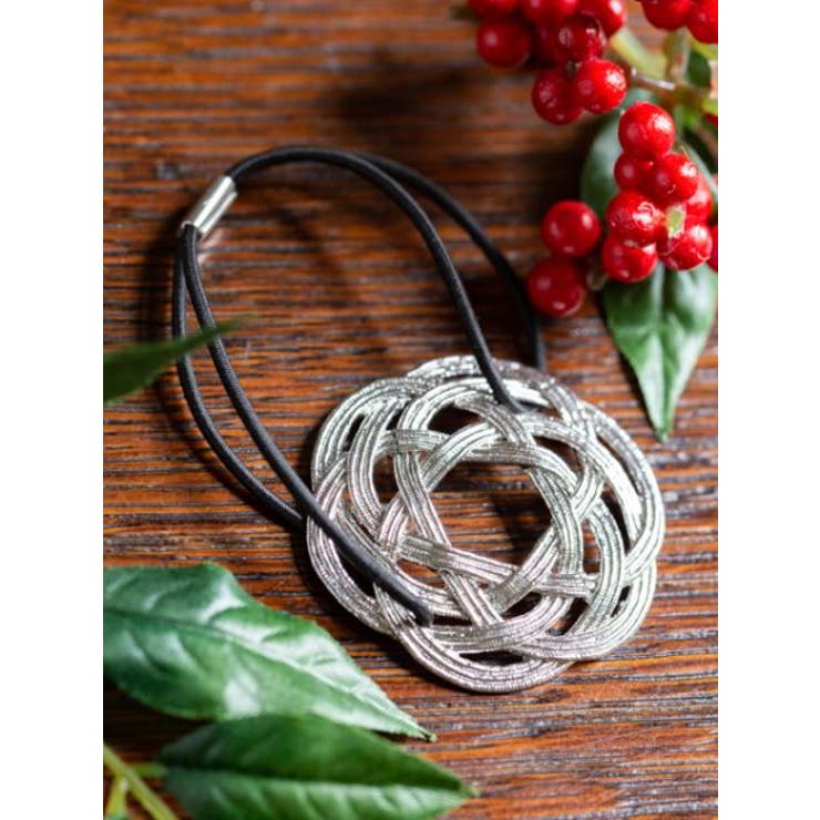 シルバー系その他 | 【カヤ】光水引ヘアゴム | アミナコレクション 